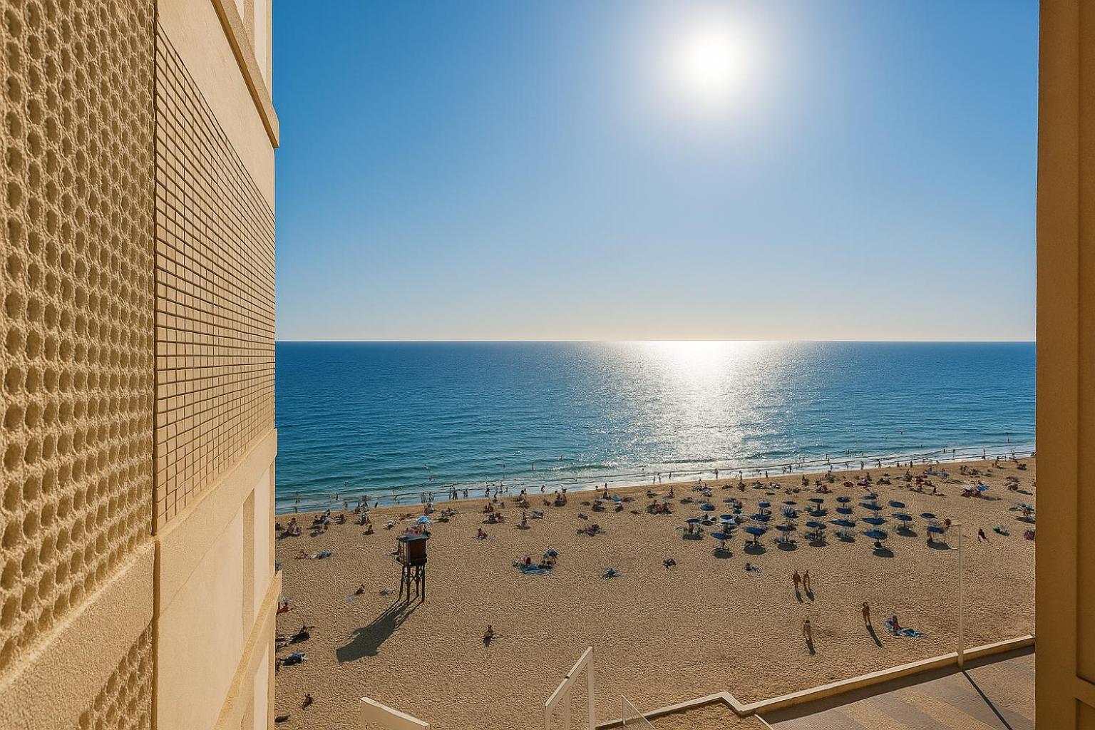 Skyline - Beach Apartment With Breathtaking Views And More Cadiz Bagian luar foto